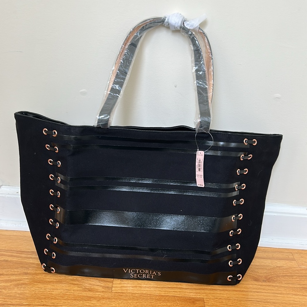 Victoria's Secret Lace Up Weekender Tote Bag